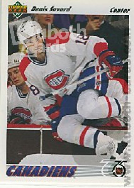 NHL 1991-92 Upper Deck - No 242 - Denis Savard