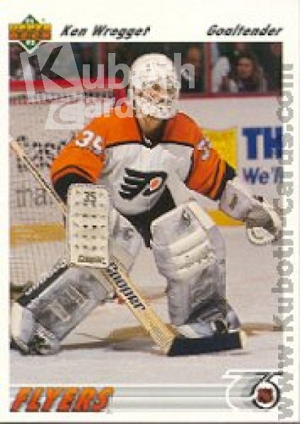 NHL 1991-92 Upper Deck - No 206 - Ken Wregget