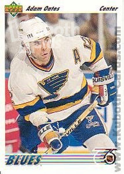 NHL 1991-92 Upper Deck - No 252 - Adam Oates