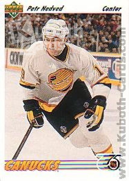 NHL 1991-92 Upper Deck - No 227 - Petr Nedved