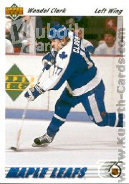 NHL 1991-92 Upper Deck - No 386 - Wendel Clark