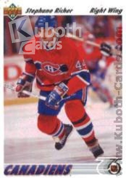 NHL 1991-92 Upper Deck - No 244 - Stephane Richer