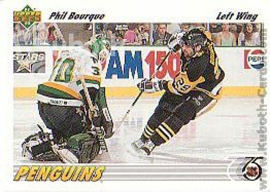 NHL 1991-92 Upper Deck - No 398 - Phil Bourque