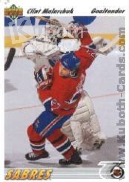 NHL 1991-92 Upper Deck - No. 368 - Clint Malarchuk