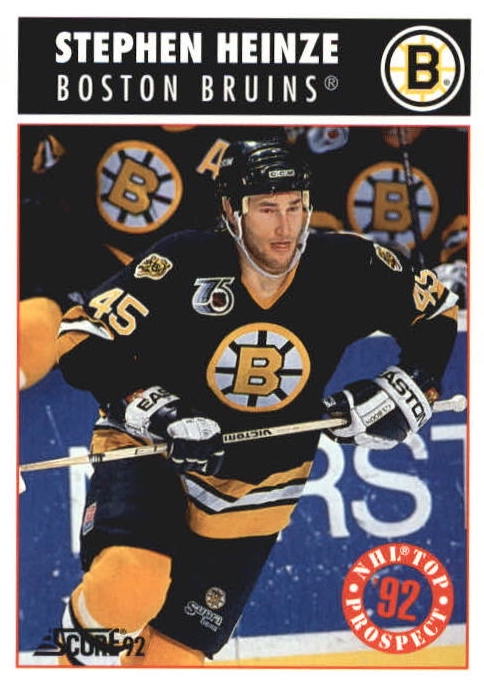 NHL 1992 / 93 Score - No 476 - Stephen Heinze