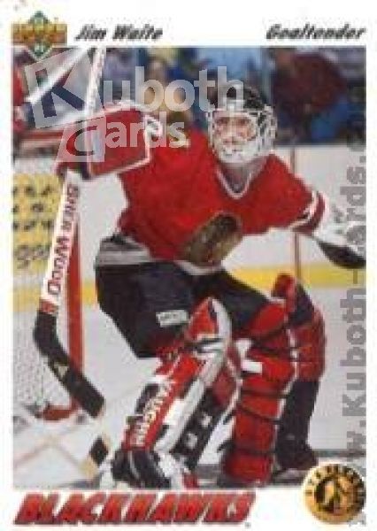 NHL 1991-92 Upper Deck - No 443 - Jimmy Waite