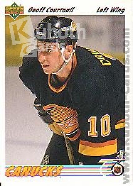 NHL 1991-92 Upper Deck - No 467 - Geoff Courtnall