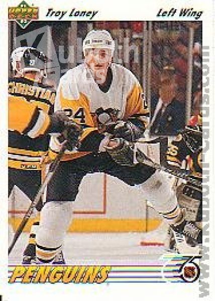 NHL 1991-92 Upper Deck - No 489 - Troy Loney