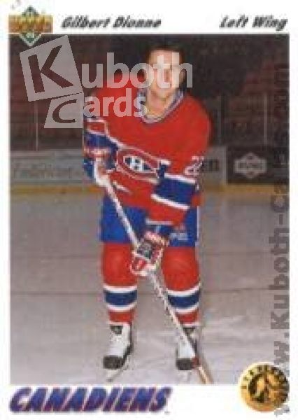 NHL 1991-92 Upper Deck - No 448 - Gilbert Dionne