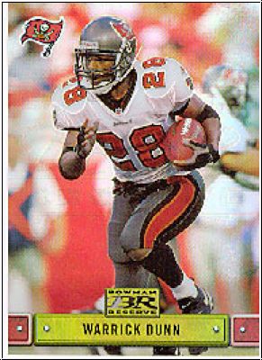 NFL 2000 Bowman Reserve - No 67 - Warrick Dunn