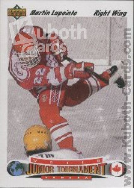 NHL 1991-92 Upper Deck - No 685 - Martin Lapointe