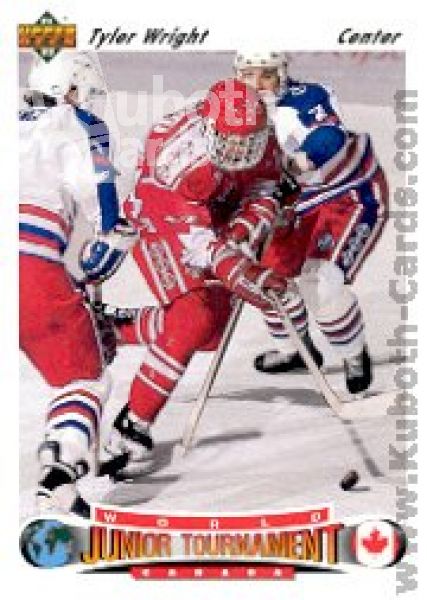 NHL 1991-92 Upper Deck - No 686 - Tyler Wright