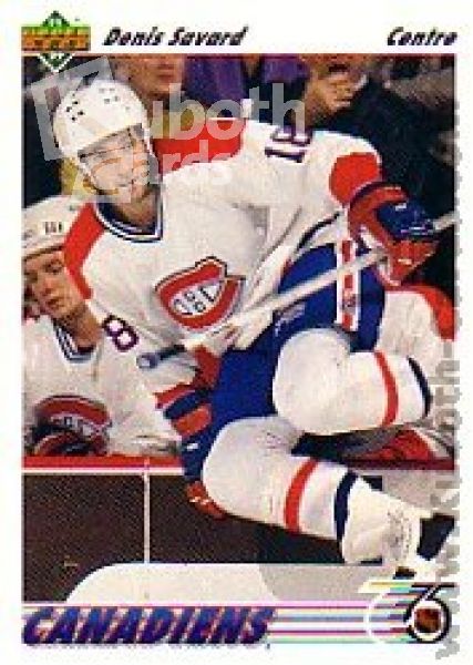 NHL 1991-92 Upper Deck French - No 242 - Denis Savard