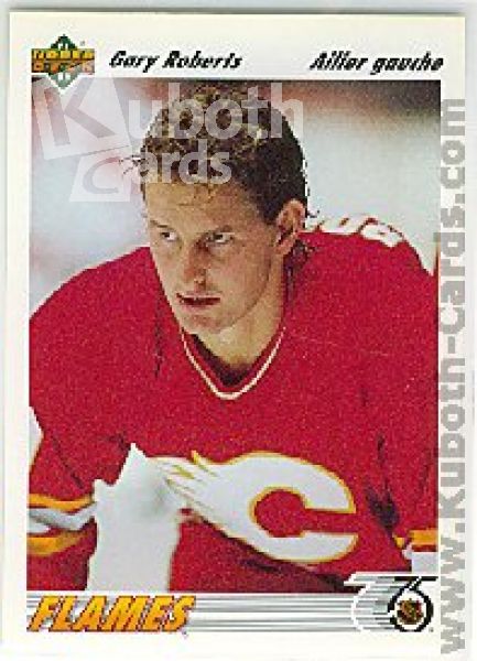 NHL 1991-92 Upper Deck French - No 190 - Gary Roberts