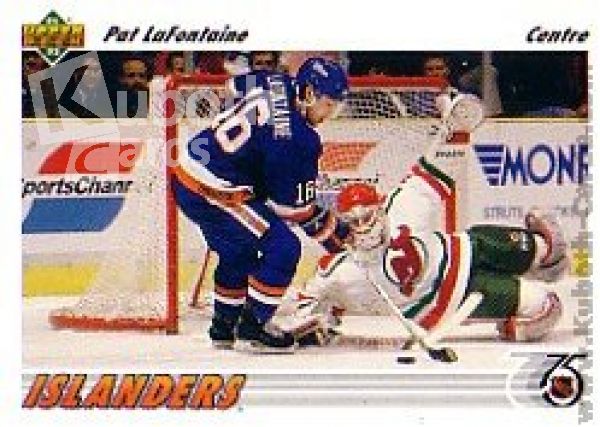 NHL 1991-92 Upper Deck French - No 253 - Pat LaFontaine