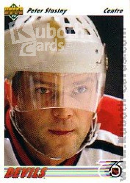 NHL 1991-92 Upper Deck French - No 113 - Peter Stastny