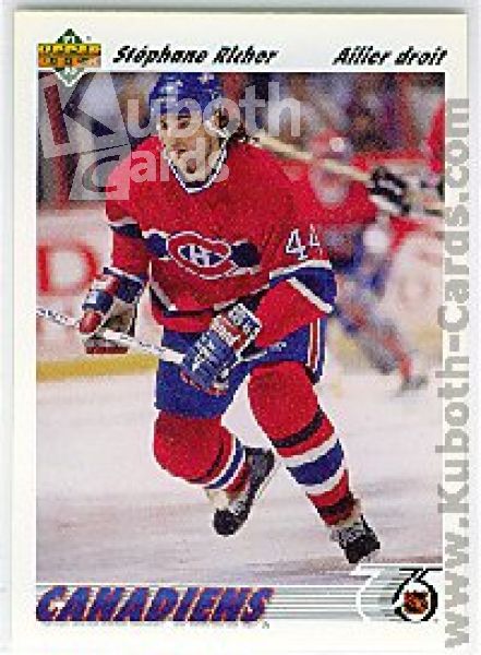 NHL 1991-92 Upper Deck French - No 244 - Stephane Richer