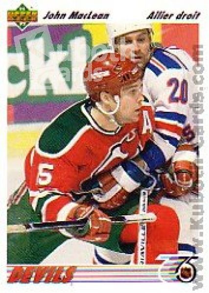 NHL 1991-92 Upper Deck French - No 169 - John MacLean