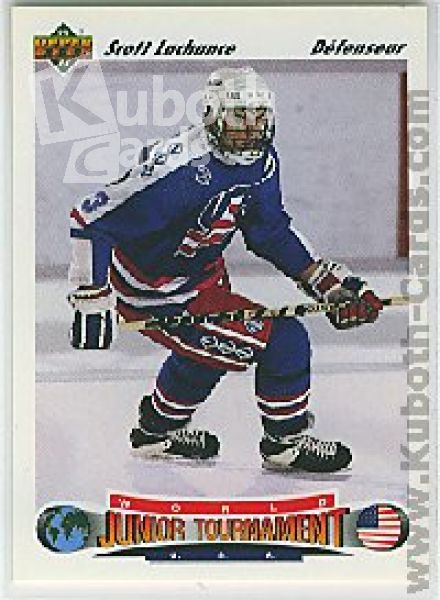 NHL 1991-92 Upper Deck French - No 692 - Scott Lachance