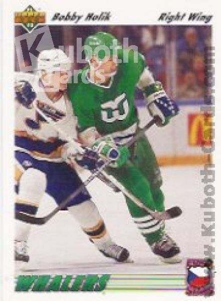 NHL 1991-92 Upper Deck Euro-Stars - No E3 - Bobby Holik