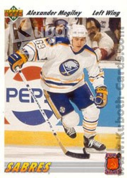 NHL 1991-92 Upper Deck Euro Stars - No E2 - Alexander Mogilny