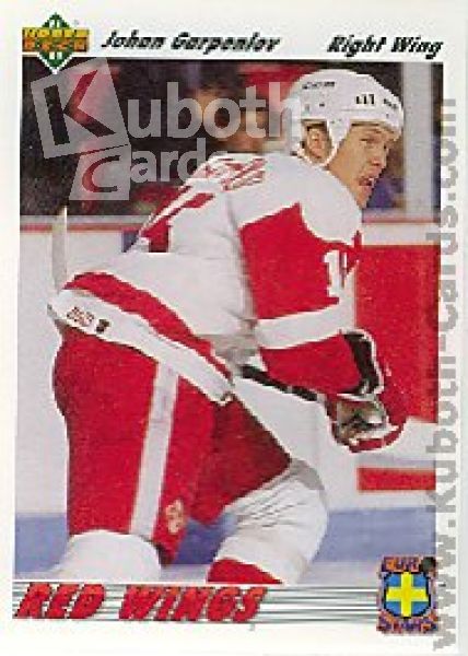 NHL 1991-92 Upper Deck Euro-Stars - No E15 - Johan Garpenlov