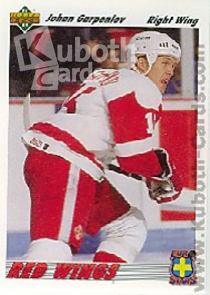 NHL 1991-92 Upper Deck Euro Stars - No E15 - Johan Garpenlov