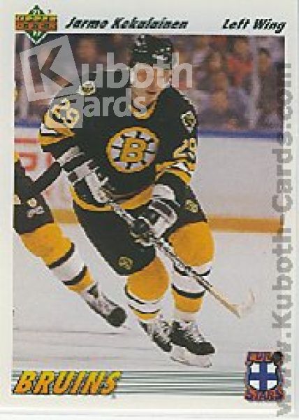 NHL 1991-92 Upper Deck Euro-Stars - No E1 - Jarmo Kekalainen