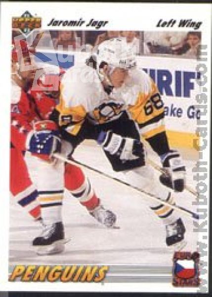 NHL 1991-92 Upper Deck Euro-Stars - No E6 - Jaromir Jagr