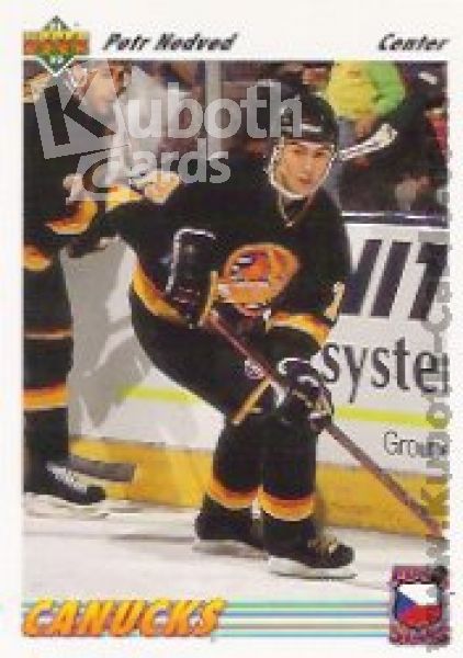 NHL 1991-92 Upper Deck Euro Stars - No E5 - Petr Nedved