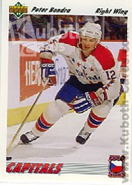 NHL 1991-92 Upper Deck Euro-Stars - No E12 - Peter Bondra