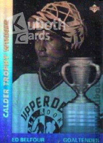 NHL 1991-92 Upper Deck Award Winner Holograms - No AW4 - Ed Belfour