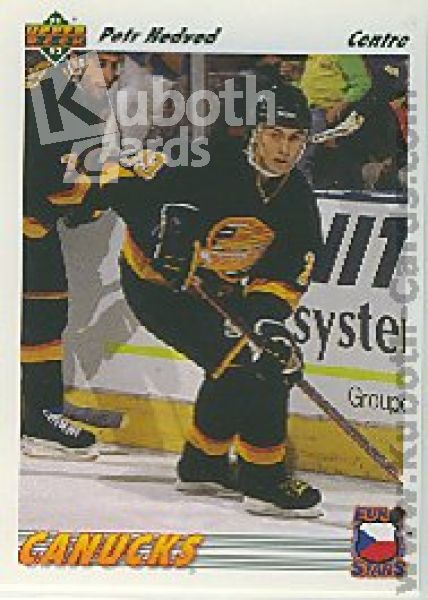 NHL 1991-92 Upper Deck Euro-Stars French - No E5 - Petr Nedved