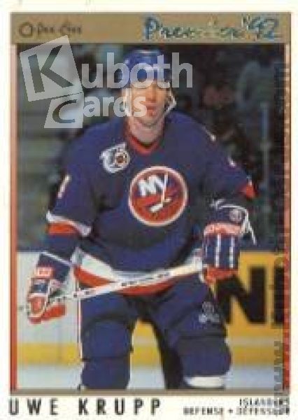 NHL 1991-92 OPC Premier - No 140 - Uwe Krupp