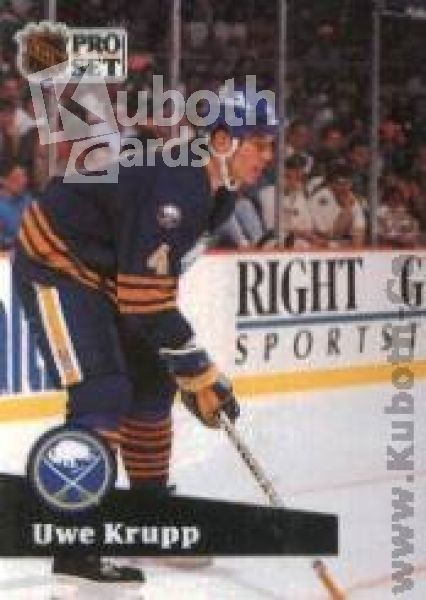 NHL 1991-92 ProSet - No 20 - Uwe Krupp