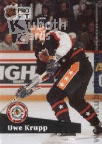 NHL 1991-92 ProSet French - No 301 - Uwe Krupp