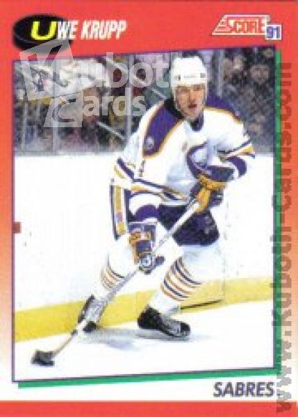 NHL 1991-92 Score Canadian English - No 84 - Uwe Krupp