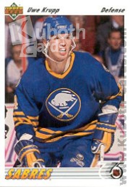 NHL 1991-92 Upper Deck - No 102 - Uwe Krupp