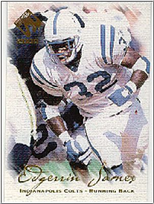 NFL 2000 Private Stock - No 39 - Edgerrin James