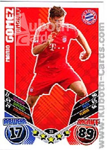 Soccer 2011/12 Topps Match Attax - No 251 - Mario Gomez