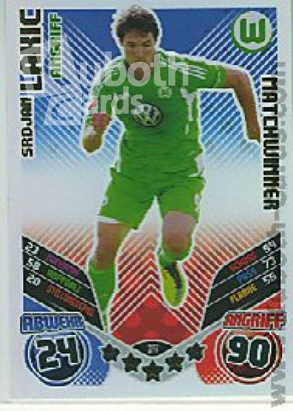 Fussball 2011 / 12 Topps Match Attax - No 377 - Srdjan Lakic