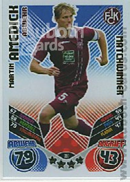 Soccer 2011/12 Topps Match Attax - No 350 - Martin Amedick