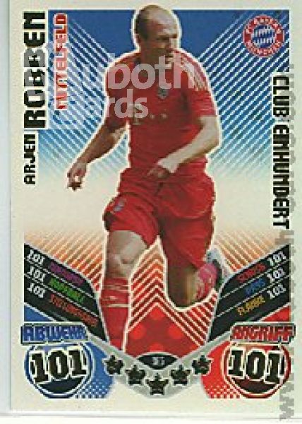 Fussball 2011 / 12 Topps Match Attax - No 365 - Arjen Robben