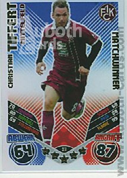 Fussball 2011 / 12 Topps Match Attax - No 351 - Christian Tiffer