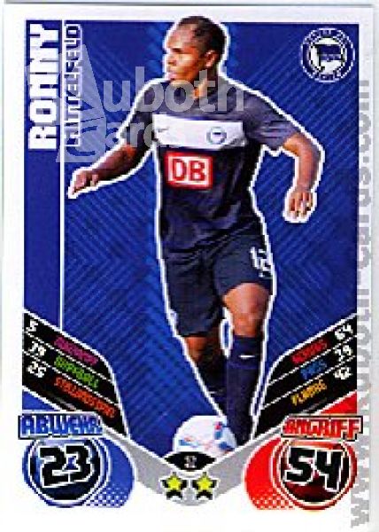 Soccer 2011/12 Topps Match Attax - No 32 - Ronny