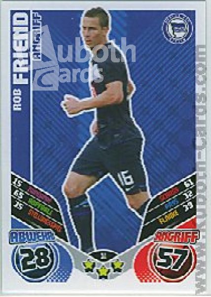 Soccer 2011/12 Topps Match Attax - No 34 - Rob Friend