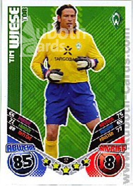 Soccer 2011/12 Topps Match Attax - No 37 - Tim Wiese