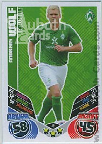 Soccer 2011/12 Topps Match Attax - No 42 - Andreas Wolf