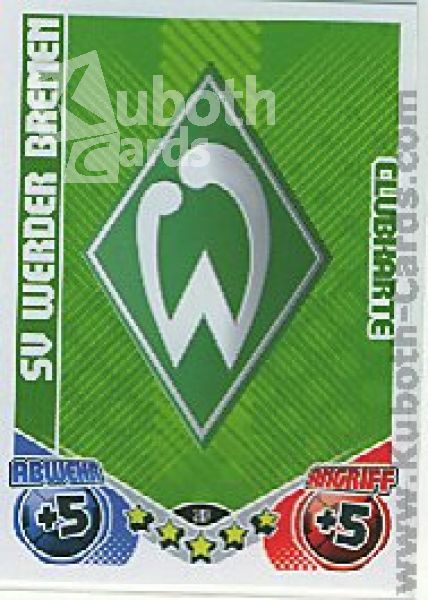 Soccer 2011/12 Topps Match Attax - No 387 - Logo Bremen