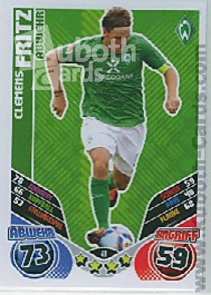 Soccer 2011/12 Topps Match Attax - No 40 - Clemens Fritz